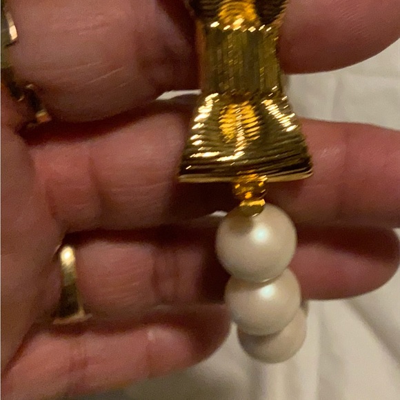 Kate Spade All Wrapped Up in Pearls Bracelet Cream Multi Gold - Picture 5 of 6